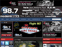 Tablet Screenshot of modernrock987.com